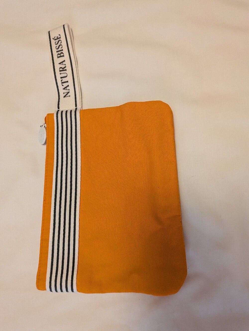 Natura Bissé Orange  Wristlet Pouch